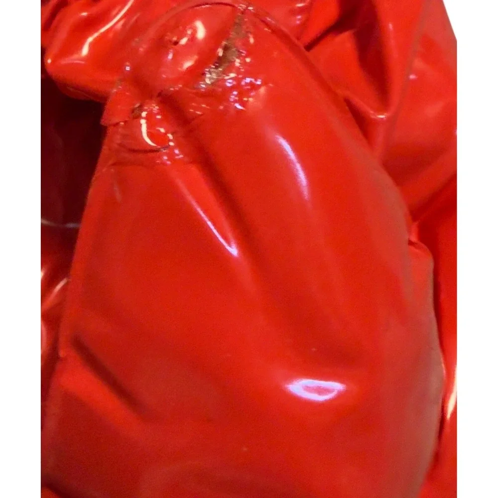 Vintage 1999 Teletubbies Po Red Rain Poncho‎ Kids Size 2-4 Years PVC with Pouch